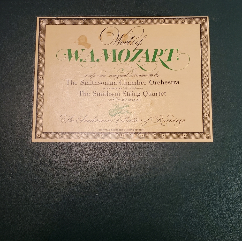 The Works of W. A. Mozart Audio Cassette Box Set